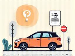 Illustration of identifying vehicle type by looking at a car and regulations checklist